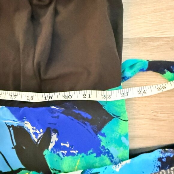 Avenue Tropical Maxi Dress Plus Size 18/20 Geo Floral Sleeveless Summer Vacation - Picture 11 of 14